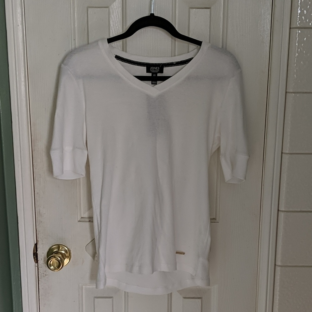Jones New York Signature brand new white shirt